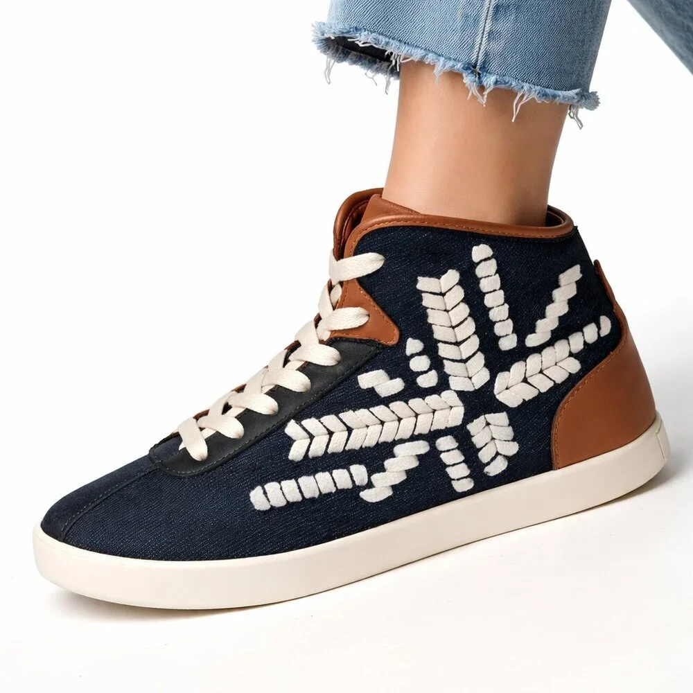 Alexander McQueen x PUMA Medius Mid-Top Trainers Moonless Night Black Size 6.5